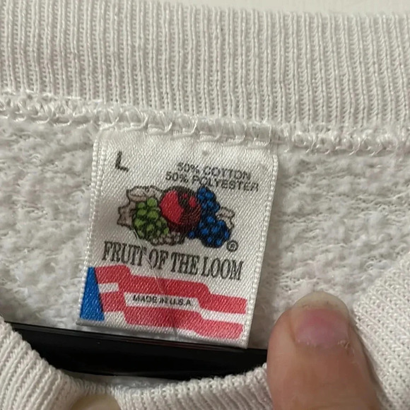 Vintage 1990s SoCal Channel Islands Graphic Crewneck Sweater Size L - Picture 4 of 5